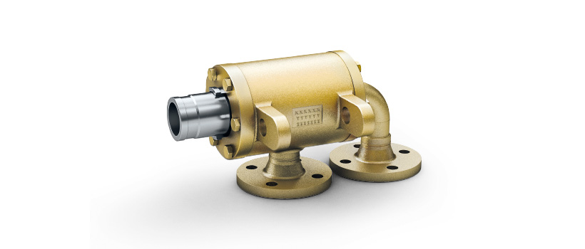 Rod-mounted rotary joint